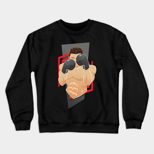 UFC Boxer Crewneck Sweatshirt by Winterplay